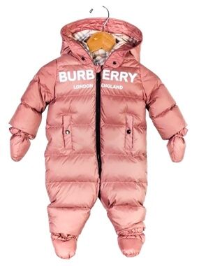 Burberry Baby Snowsuit With detachable Mittens &  Booties / 6 Months NEW